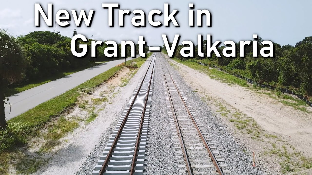 Virgin Trains USA - New Track in Grant-Valkaria, Florida - June 26, 2020