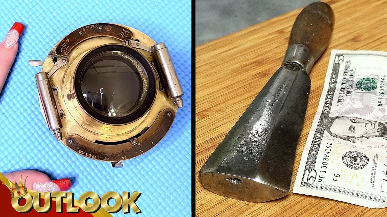 What Is This MYSTERIOUS Lens Found At An Estate Sale And This Blunt Tool At My Grandpa's Workshop?