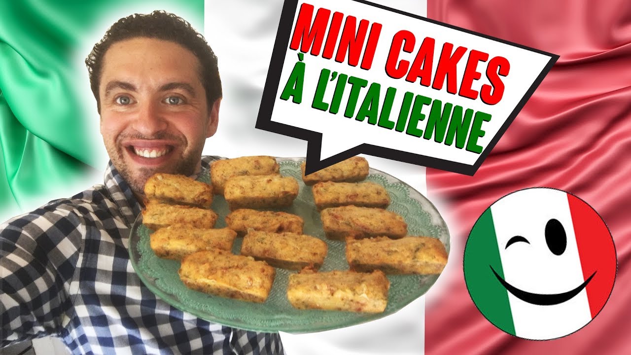 Mini Cakes MOZZARELLA, BASILIC, PARMESAN & TOMATES SECHEES ! Miammmm