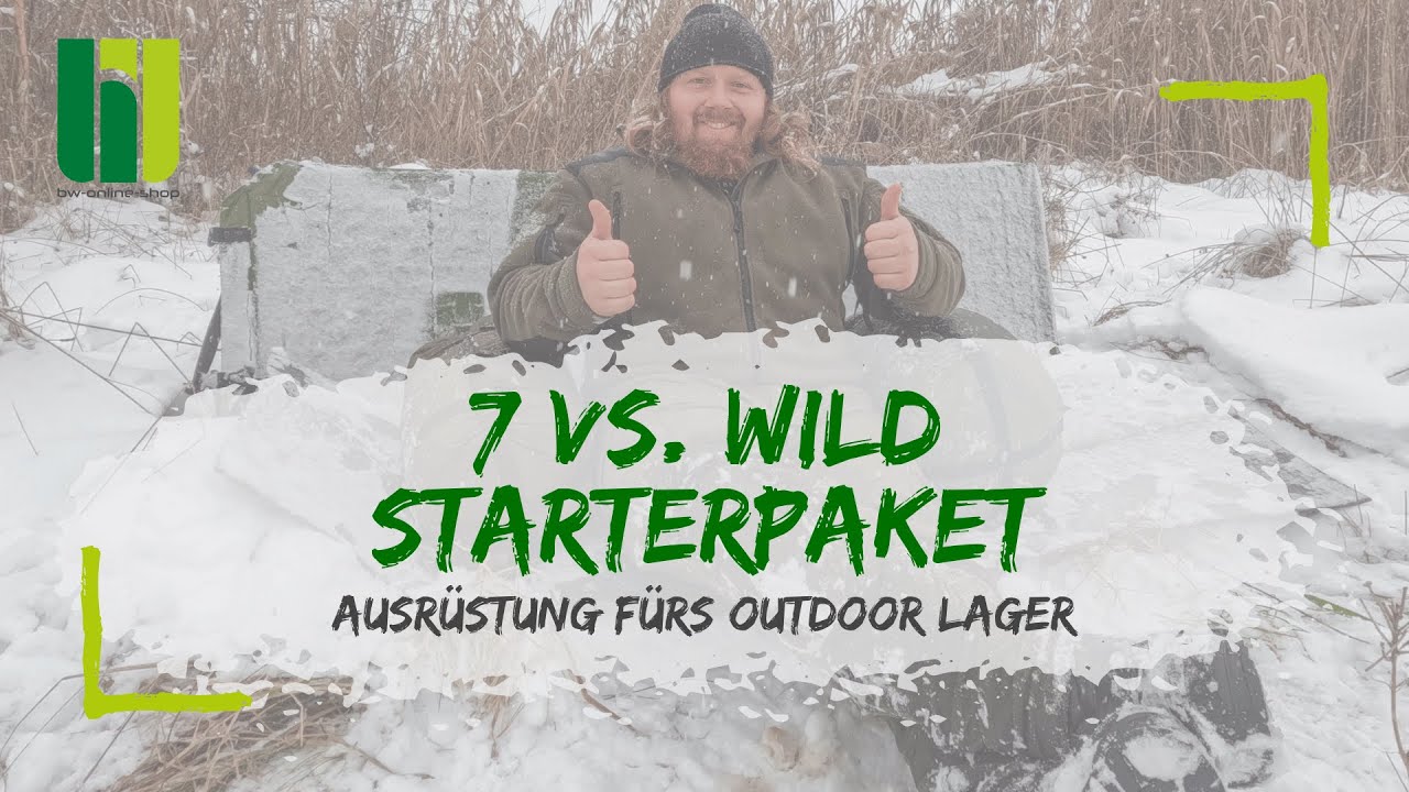 7 vs. WILD STARTERPAKET - So stattest Du Dein Outdoor-Nachtlager mit der richtigen Ausrüstung aus!