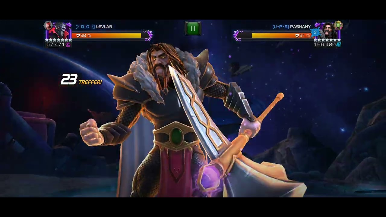 Mcoc AW Season 64 Symbiont Supreme fights against Node 39 D-Thanos, 43 Maestro and 46 Serpent