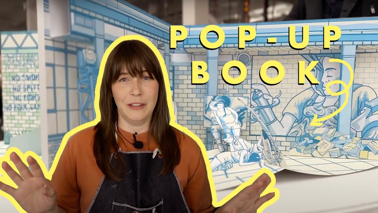 Studio Vlog Making a Carousel Pop-up Book | Artist Confessional