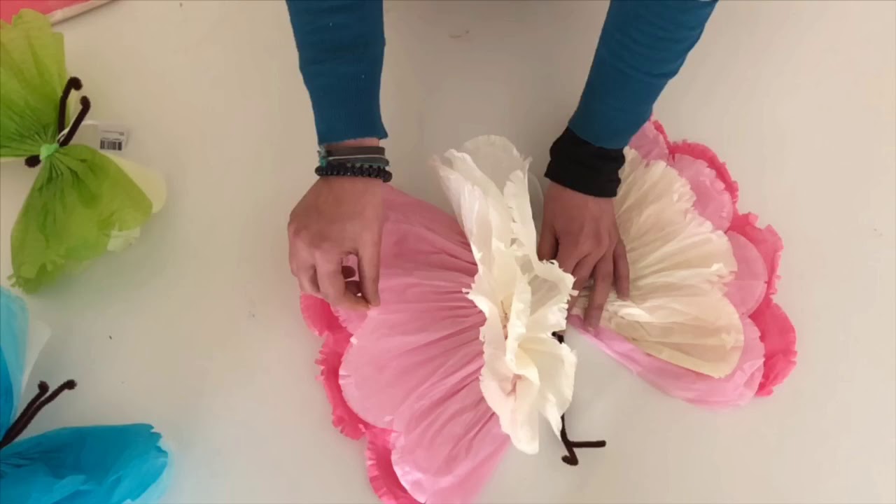 Farfalle di carta, tutorial per realizzarle // Irpot.com
