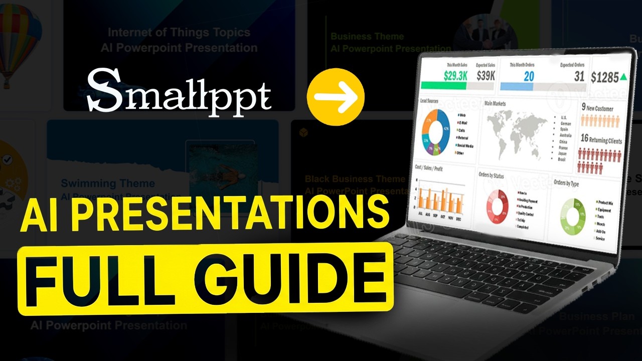 Create AI PowerPoint Presentations in Minutes | Smallppt AI Slides, Writer & PDF Tools Review