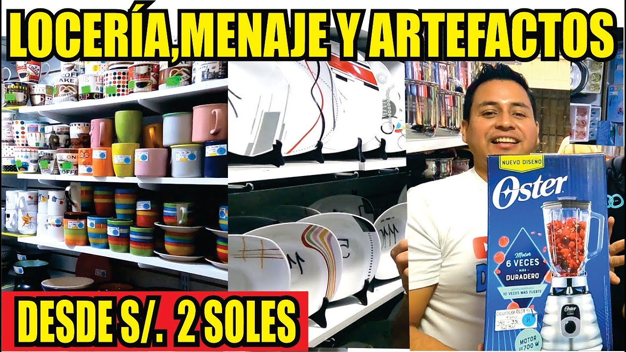 IMPORTADORA DE PLATOS, CUBIERTOS,MENAJE, ARTEFACTOS Y LOCERIA DESDE S/.2 SOLES @David te guía