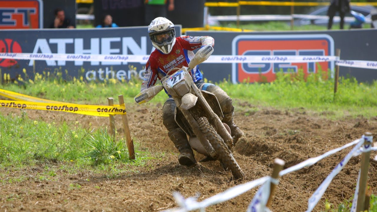 Clip Micheluz Maurizio Husqvarna 250 2T Assoluti d'Italia Castiglion Fiorentino AR 2022