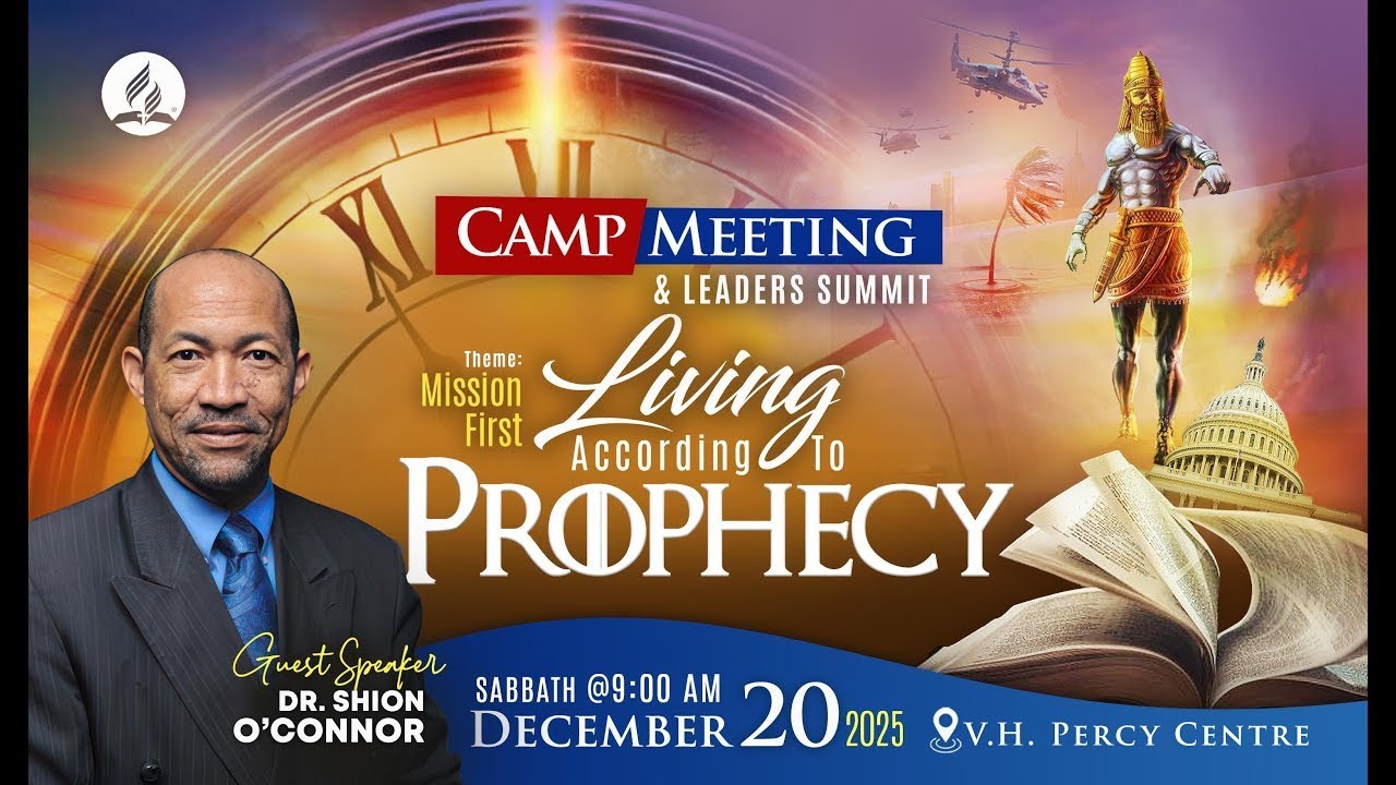 EJC Camp Meeting 2025 | Jesus' ETA | Dr Shion O'Connor |  Sabbath Dec 20, 2025 | 9:00 AM EST