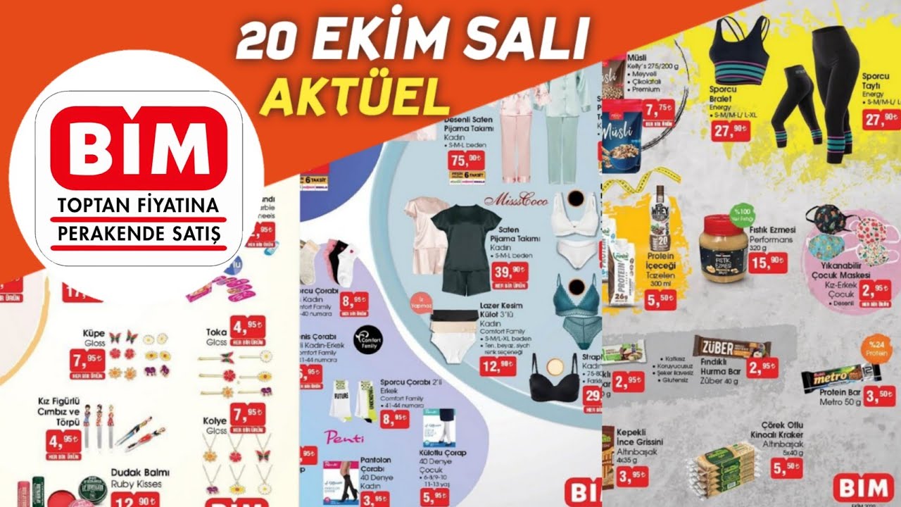 #SALI #BİM #BİMAKTUEL #20EKİM #BEBEK VE KADINLARA #KULLANIŞLI #&Uuml;R&Uuml;NLER VAR  #JENNYWİLLY #SCARLETT