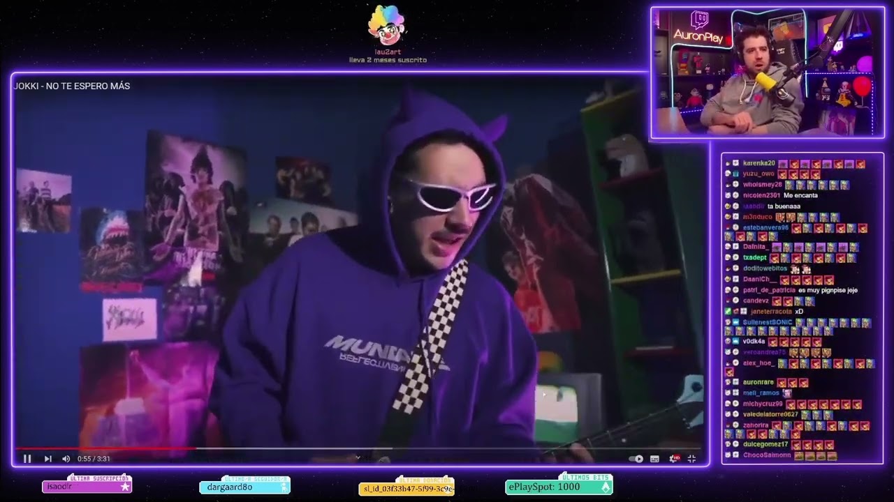 AURON REACCIONA A CANCION DE JOKKI SU EDITOR