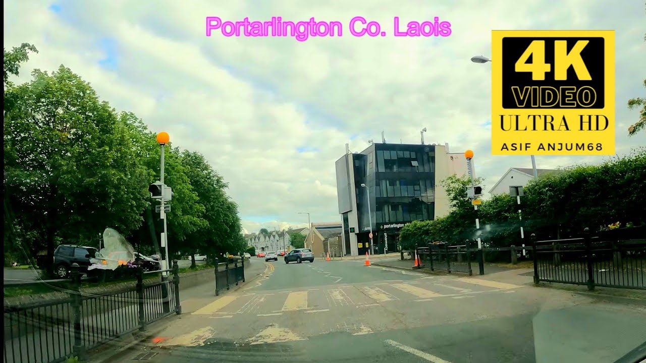 Portarlington town Co. Laois 4k Ultra Hd video