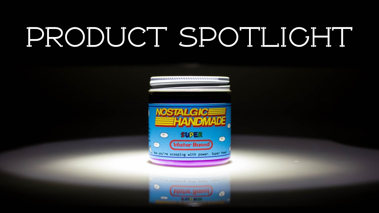Men's Hair Products : Product Spotlight-Nostalgic Handmade Super waterbased Pomade