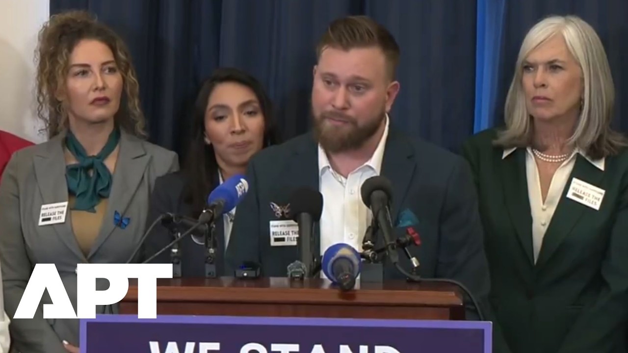 Sky Roberts Delivers Tearful Remarks on Justice for Epstein Survivors | APT