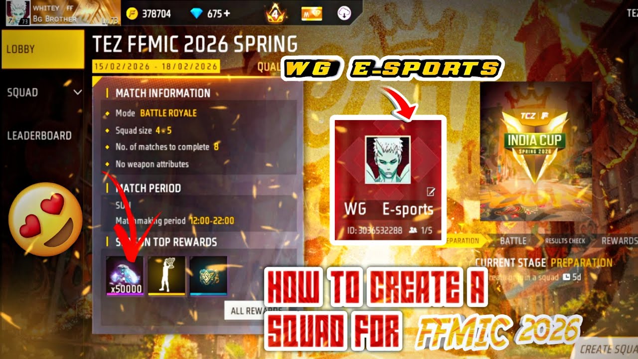 How to create a squad for FFMIC 2026 😍