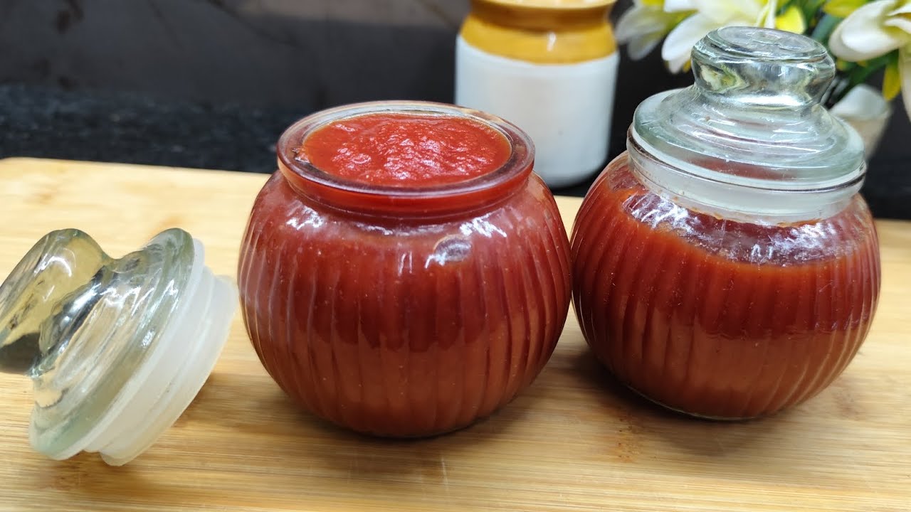 Tomato ketchup ना वीनगर ना कोइ केमीकल फीरभी1महीने तक आराम से खा सकते हो #like #share#mahihomekitchen