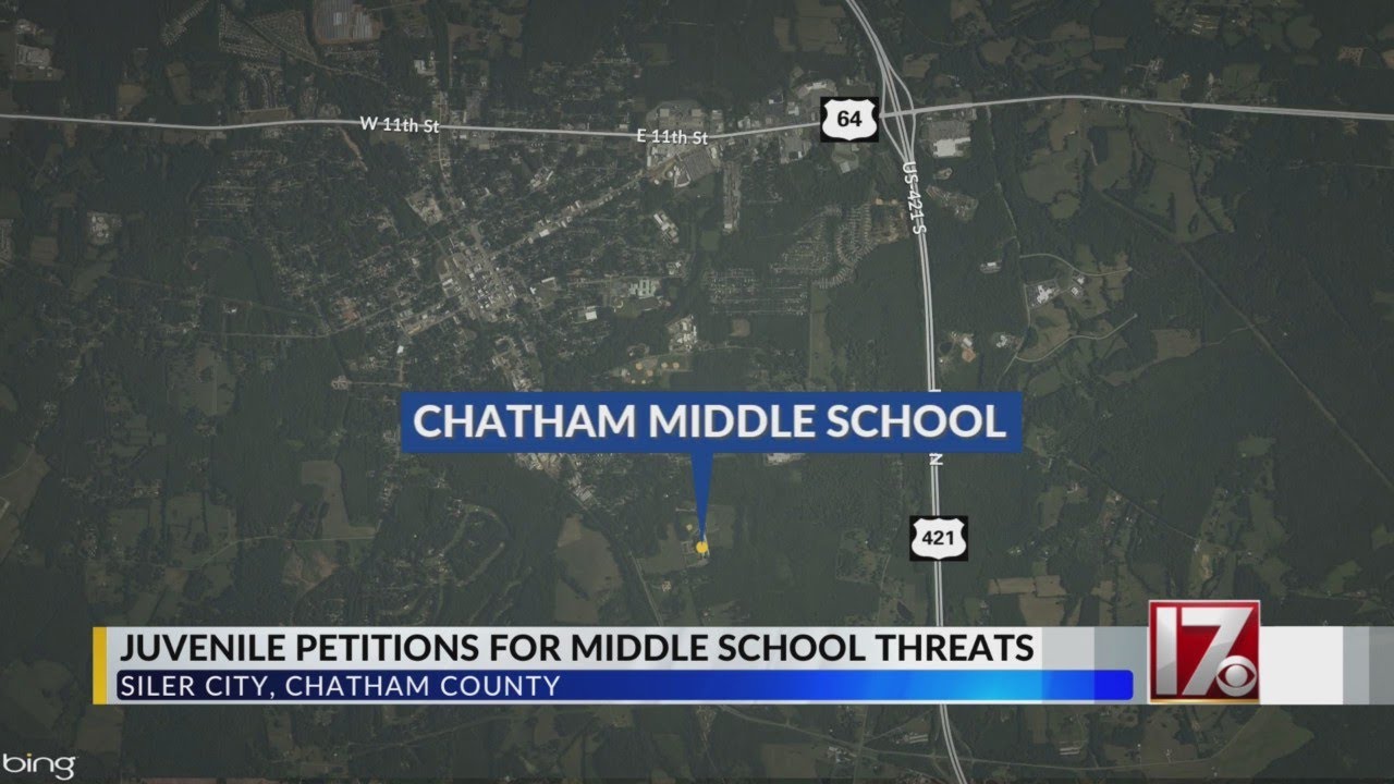 5 juveniles charged with making violent threats at Chatham County school, sheriff&rsquo;s office says
