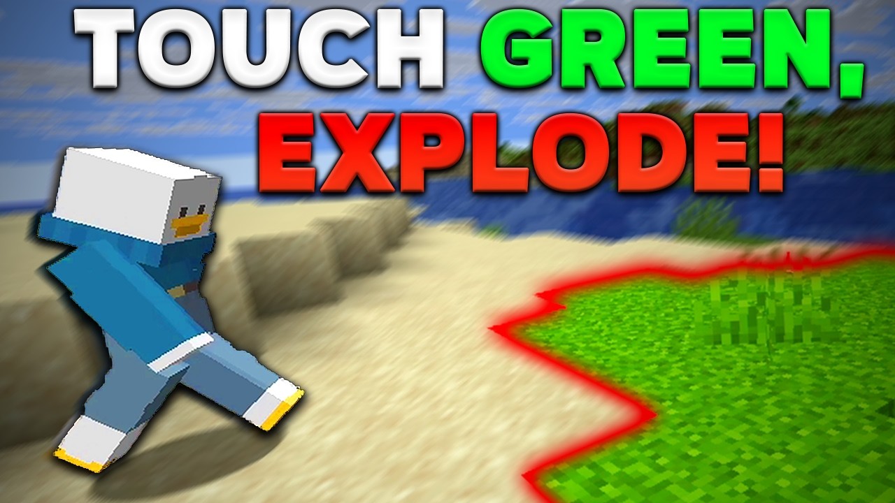 Minecraft, But Touching Green EXPLODES (25k+ Sub Special!)
