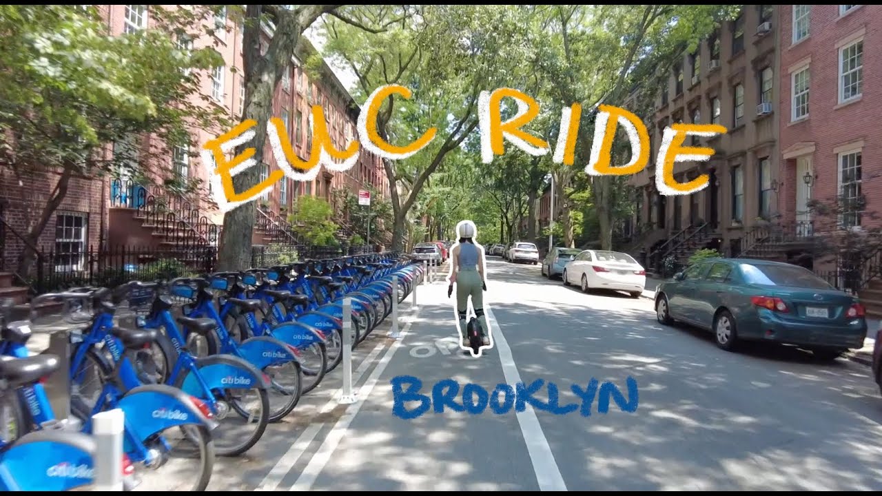Ride with me in NYC (Brooklyn) | Chill EUC Ride - raw ASMR (no bgm/no narration)