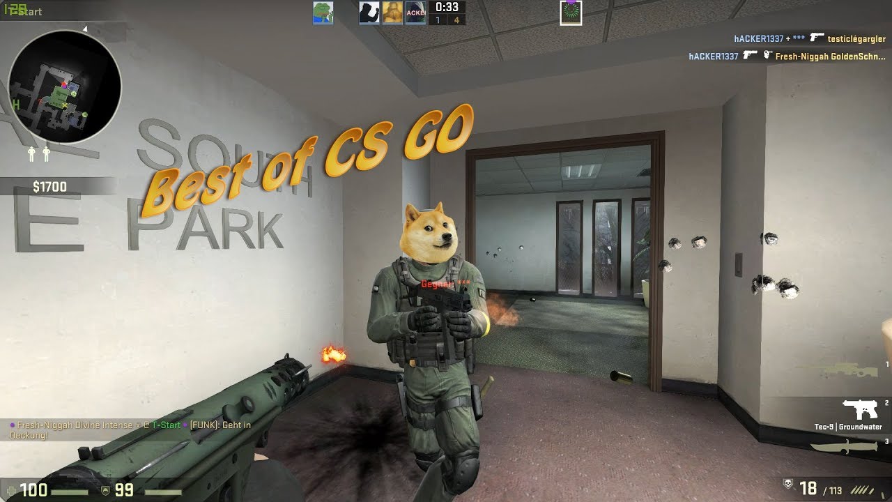 Best of CSGO - HARDCORE PLAYs (2018)