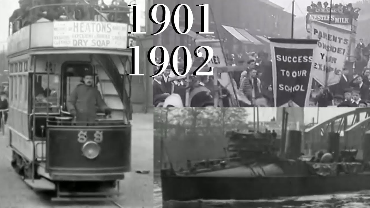 Trams, Torpedo Boats and Processions - England 1901 - 1902