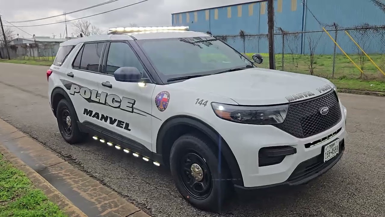 2024 Ford PIU Feniex Police Lights by EFS Houston Emergency Fleet Service