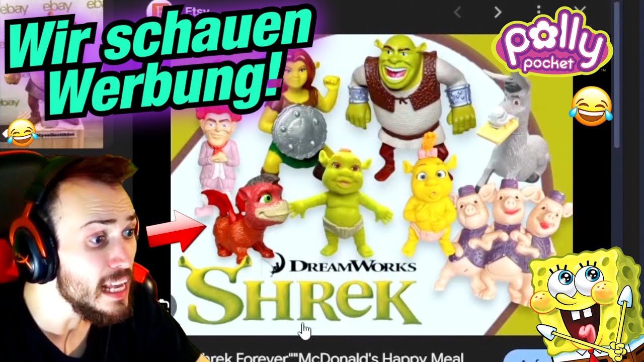 SHREK 3 und SPONGEBOB im HAPPY MEAL! 🤩🔥 || Wir schauen 90er / 2000er Werbung #12