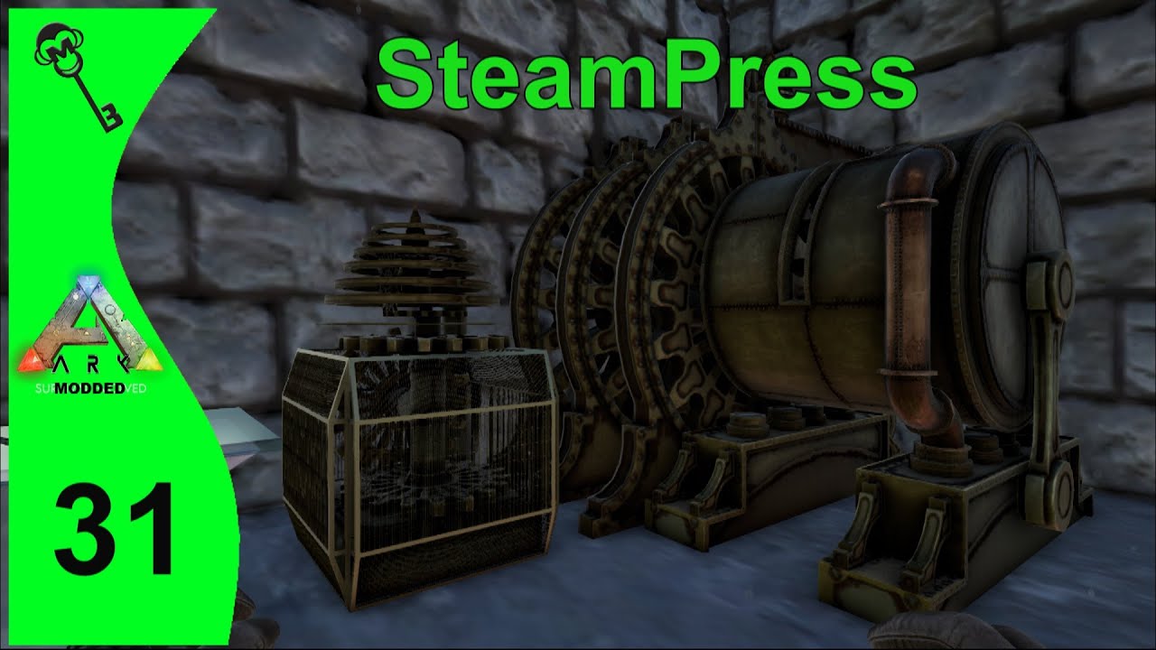 ARK Survival Evolved Modded : Steampunk Generator & Press  - EP31