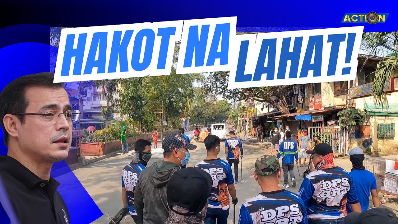WALANG PAPALAG, WALANG HIHIRIT, LAHAT NA NG MGA OBSTRUCTION SA BANGKETA, HAKOT NA!