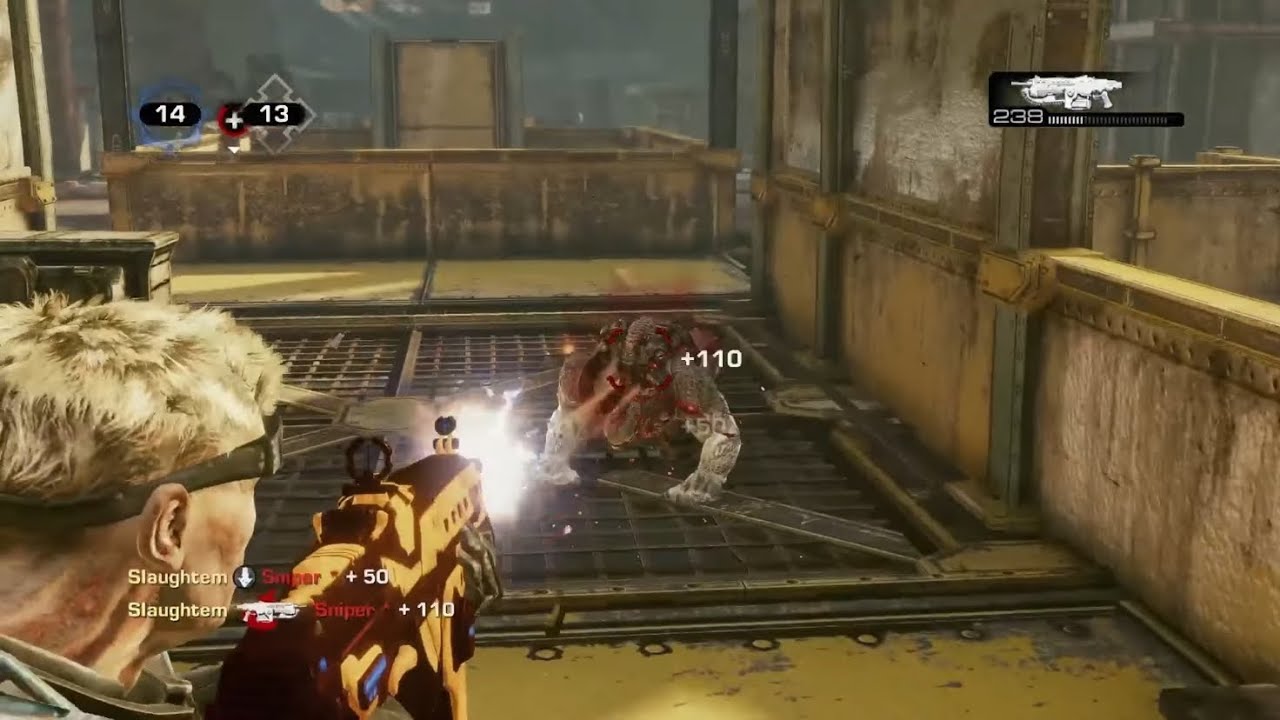 THEY THOUGHT I HAD A AIMBOT - GEARS OF WAR 3