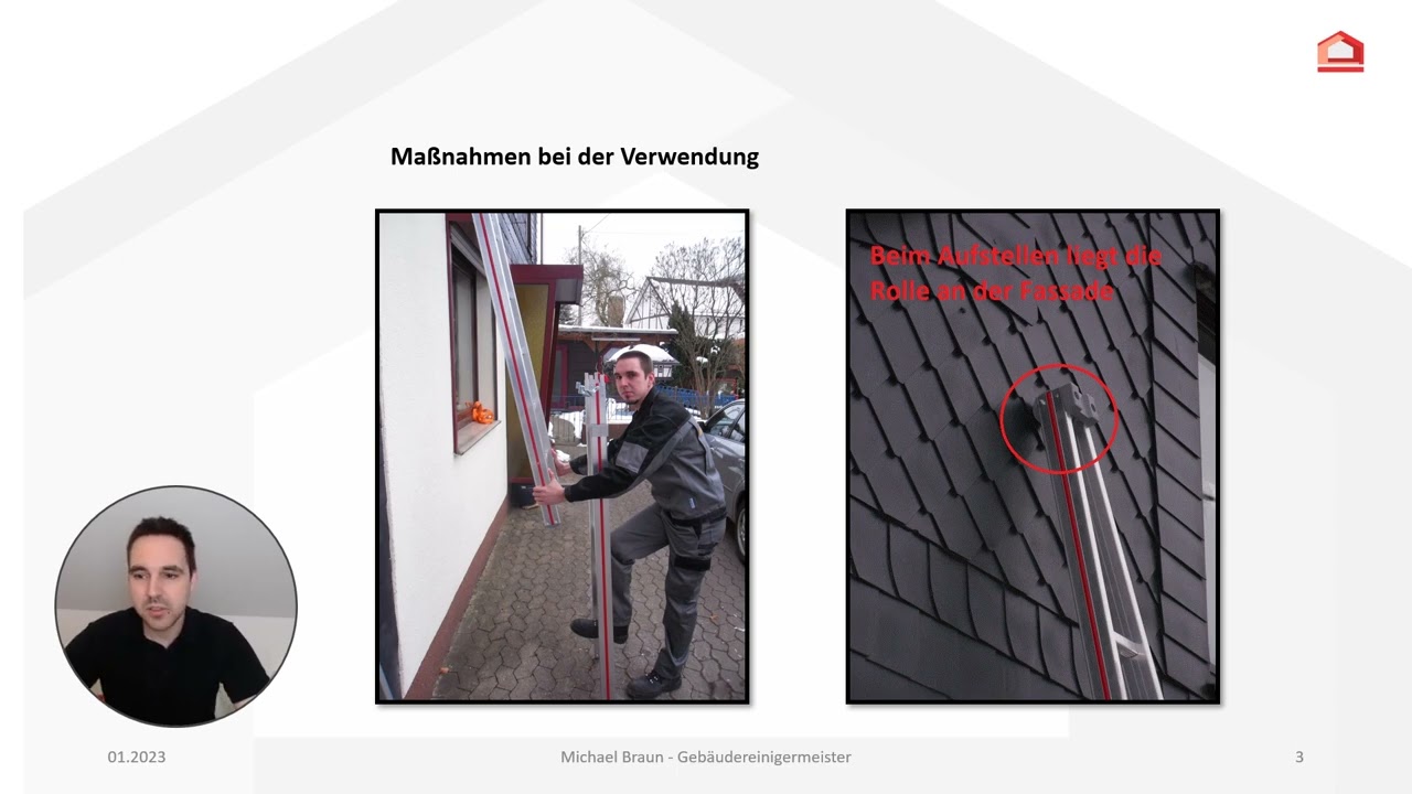 UVV Unterweisung Leitern und Tritte