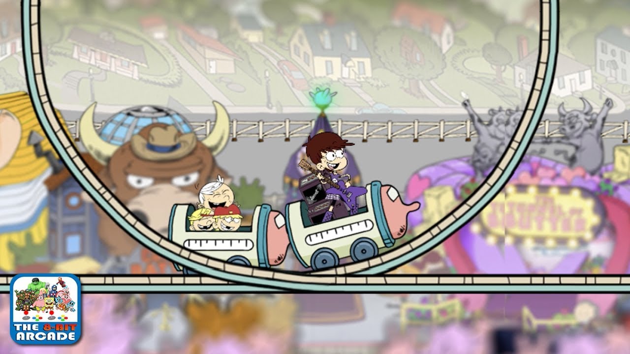 The Loud House: Dairyland Amoosement Park - Rockin' Rollercoaster (Nickelodeon Games)