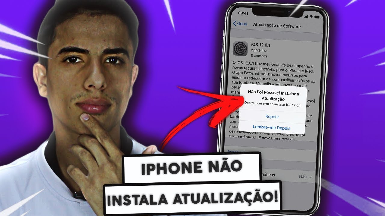 IPhone não instala a atualização? APRENDA RESOLVER!