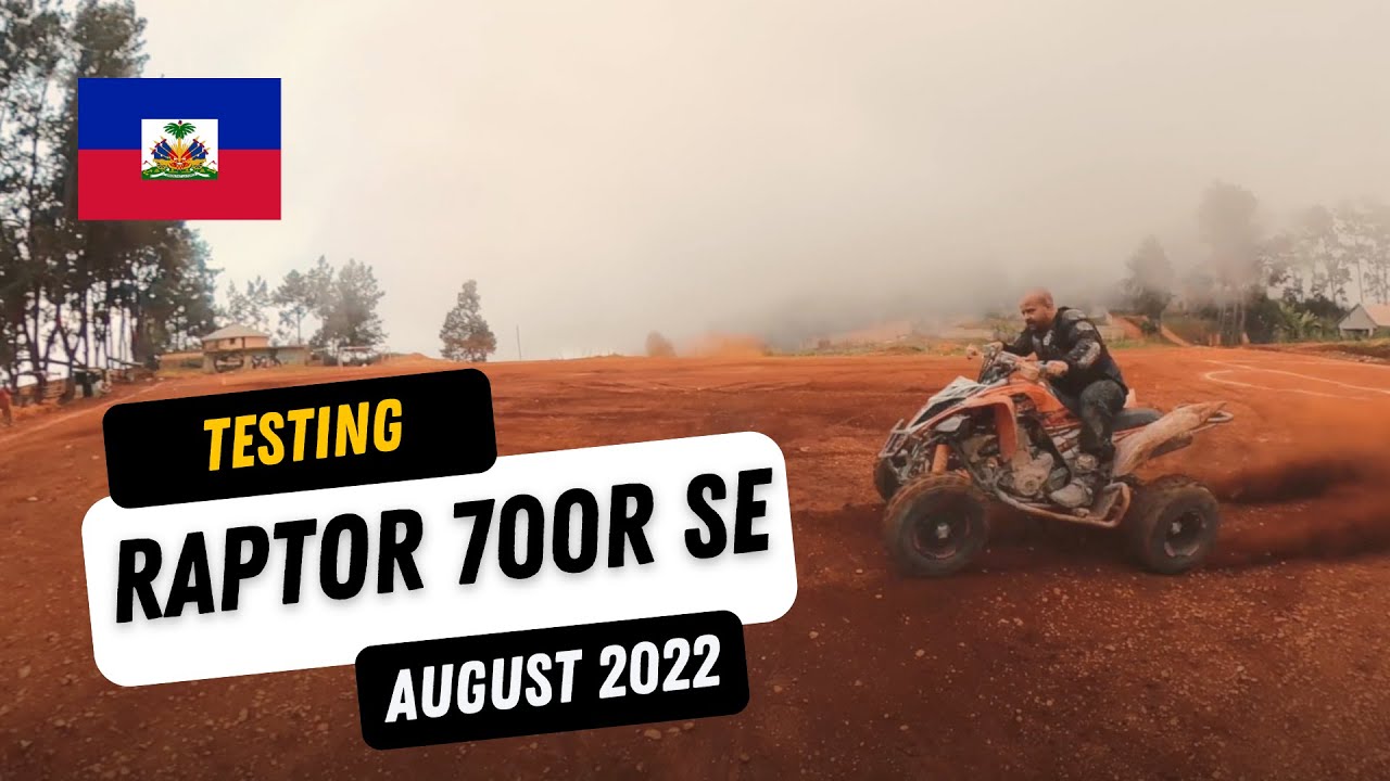 Testing the Raptor 700r SE in Haïti