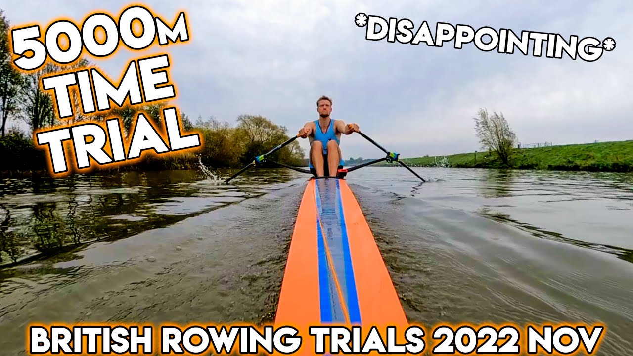5000m Row British Rowing Trials Nov 2022