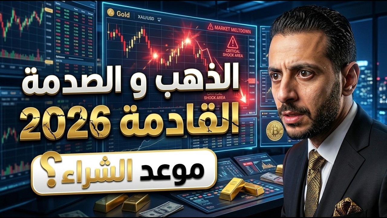 الذهب و الصدمة القادمة 2026 ⚠️ موعد الشراء 🔥