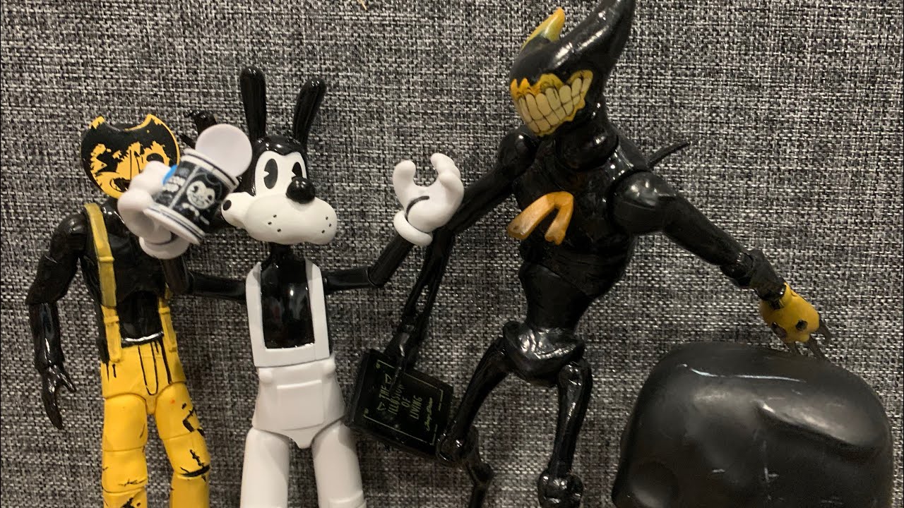 How Bendy lone wolf will probably be like!😁action figure edition! #funny #bendy #lonewolf #joeydoes