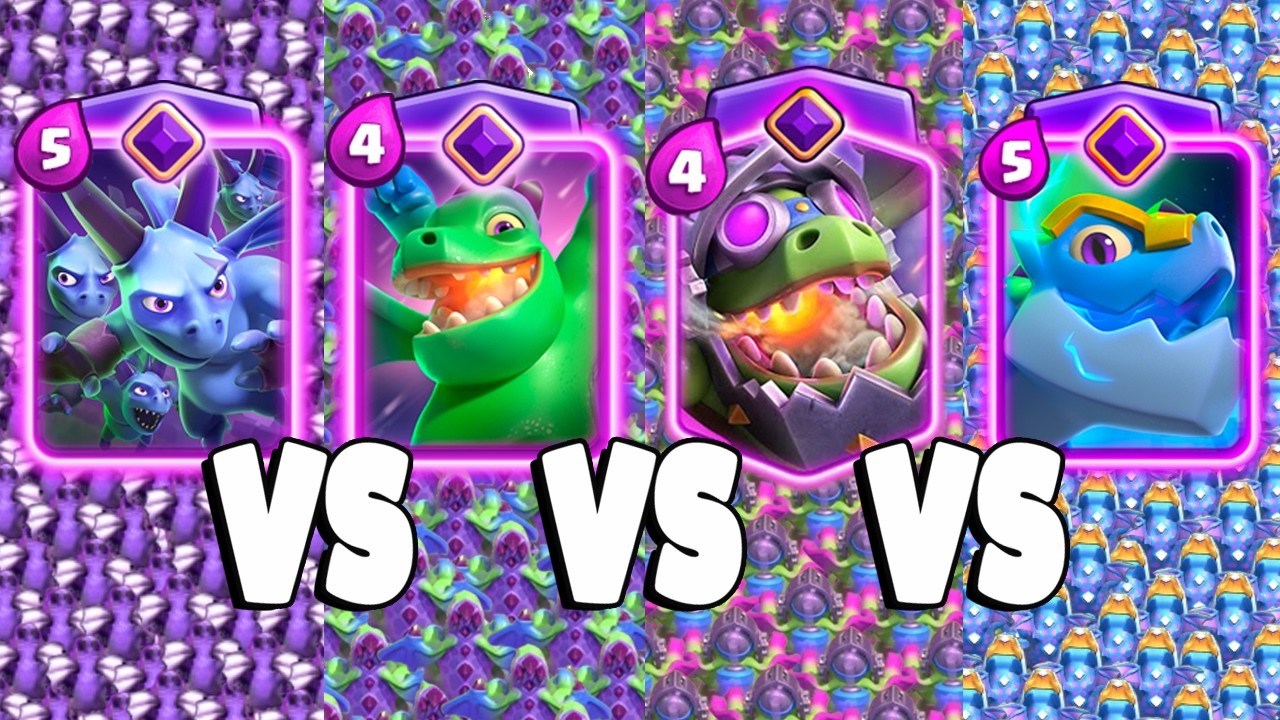 WHO IS THE BEST EVOLVED DRAGON? Clash Royale Olympics