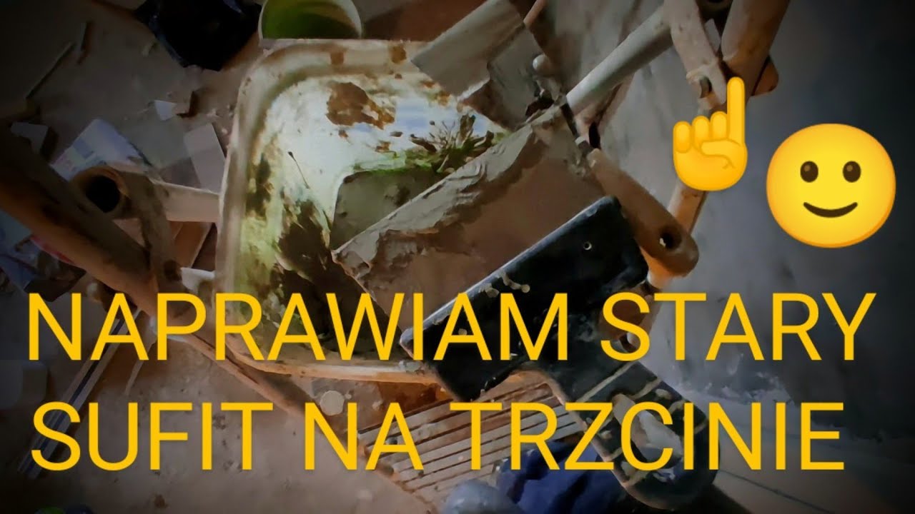 Naprawiam stary sufit na trzcinie