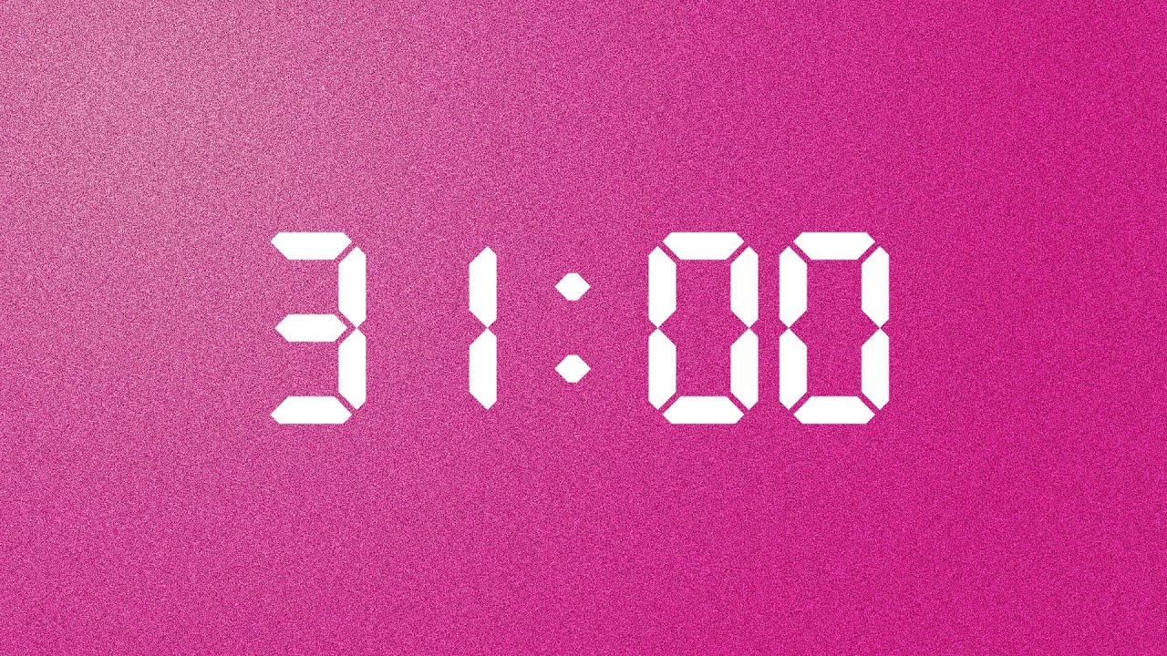 31 Minute Timer Refined Focus | Rose Gold Edition | NX
