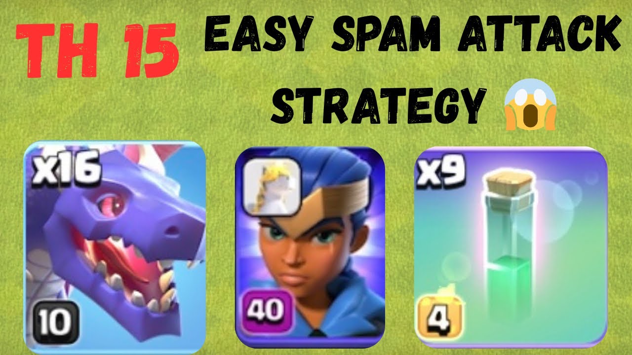 TH15 Attack Strategy in new Ranked Battle😱🔥 #coc