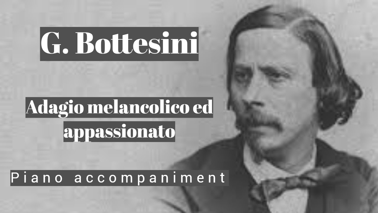 Bottesini (Ernst) - Adagio melancolico ed appasionatto - Piano Accompaniment