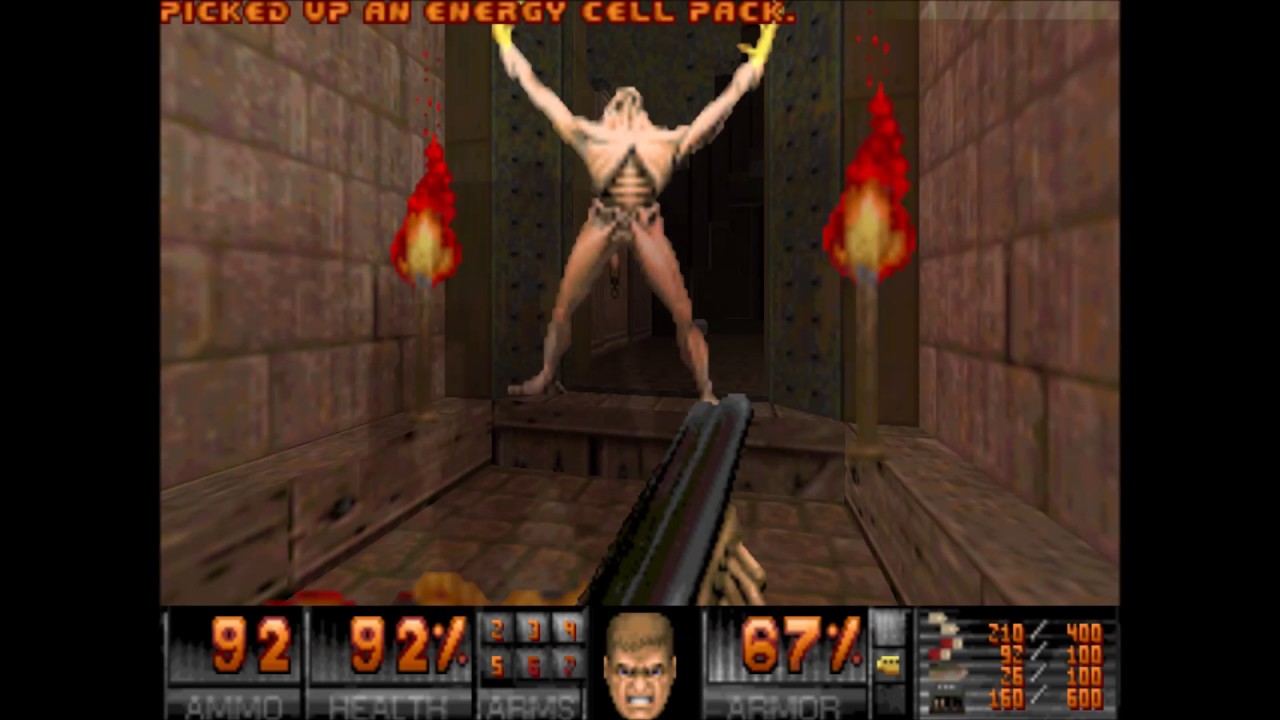Doom 2: Alien Vendetta: Level 15: Bulls on Parade - Pistol Start (Ultra-Violence)