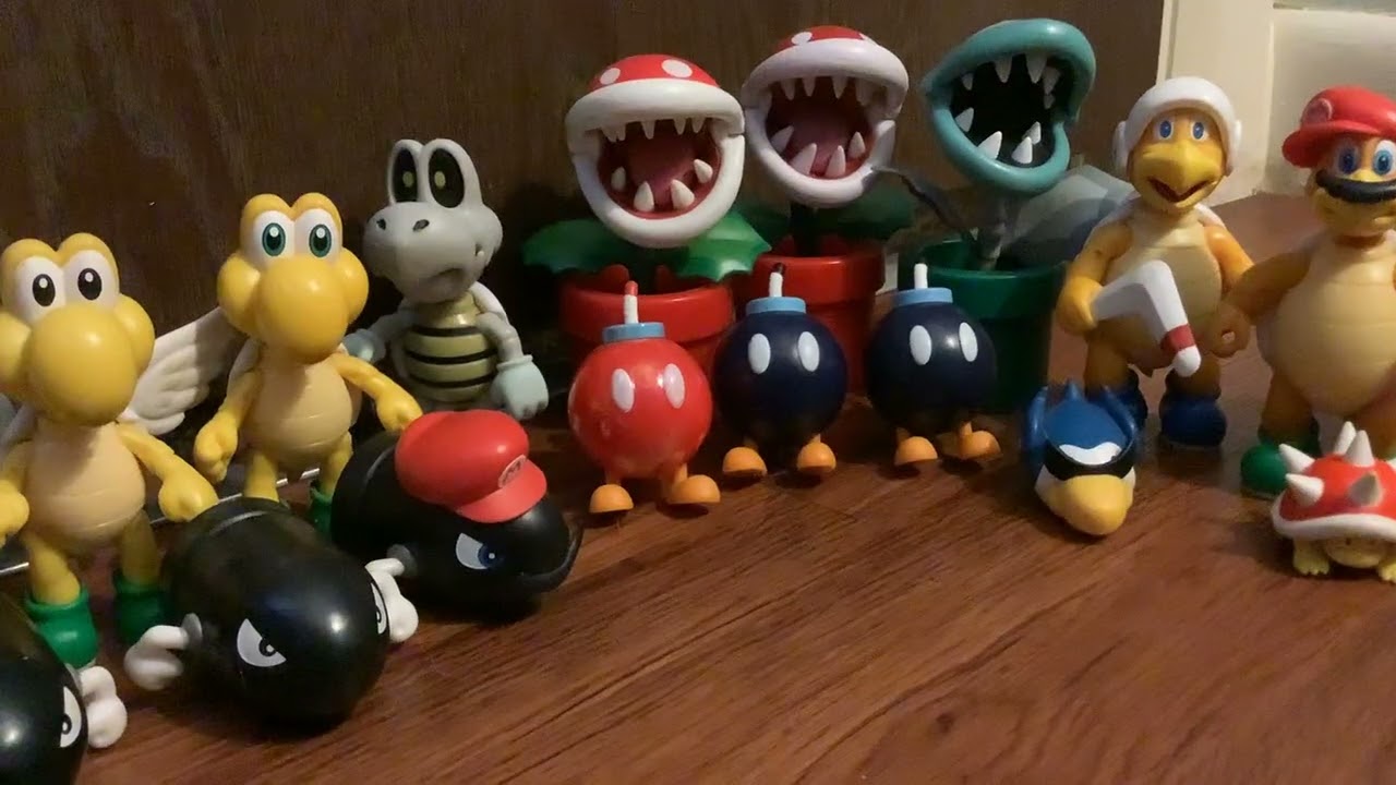 Jackks Pacific ￼super Mario 4 inch figures Bad guy characters  Part 1￼