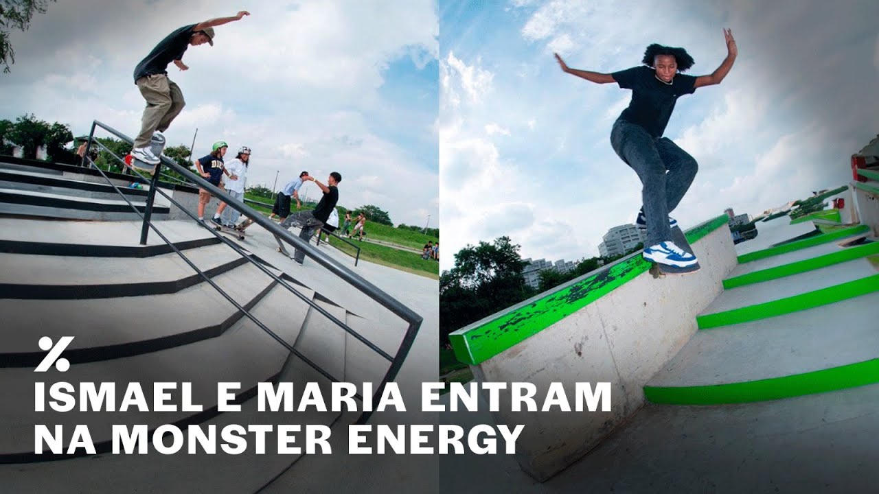 RICARDO DEXTER FAZ SURPRESA PARA ISMAEL E MARIA, OS NOVOS SKATISTAS DA MONSTER ENERGY