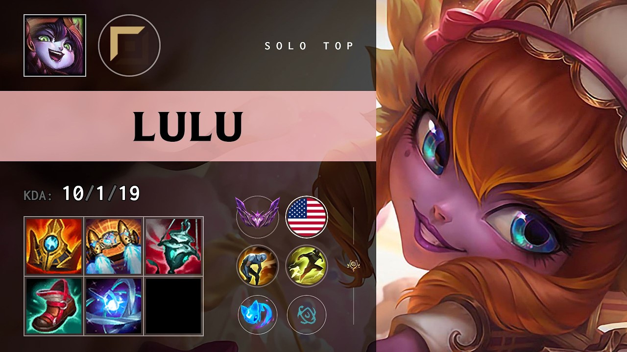 Lulu Top vs Urgot - NA Master Patch 26.12