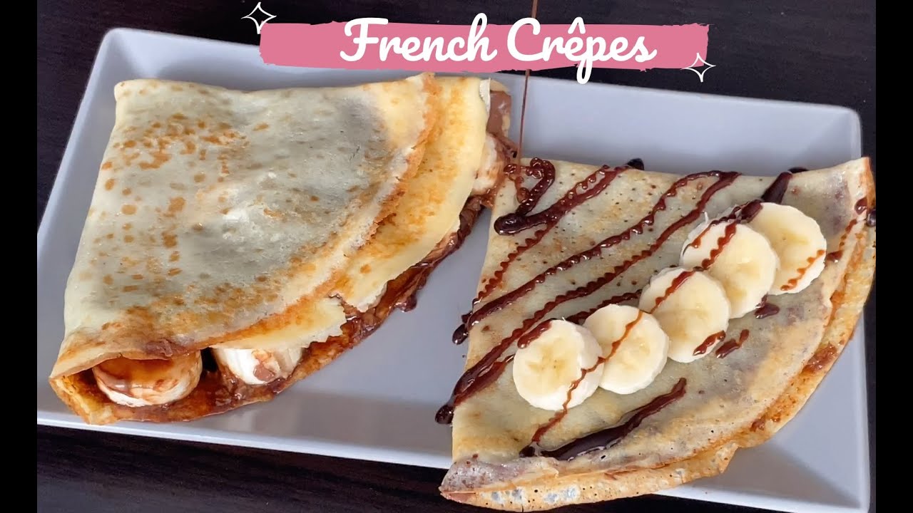 Famous French Cr&ecirc;pe Nutella/Banana|Cr&ecirc;pe recette inratable facile Nutella/Banane|Trending recipes