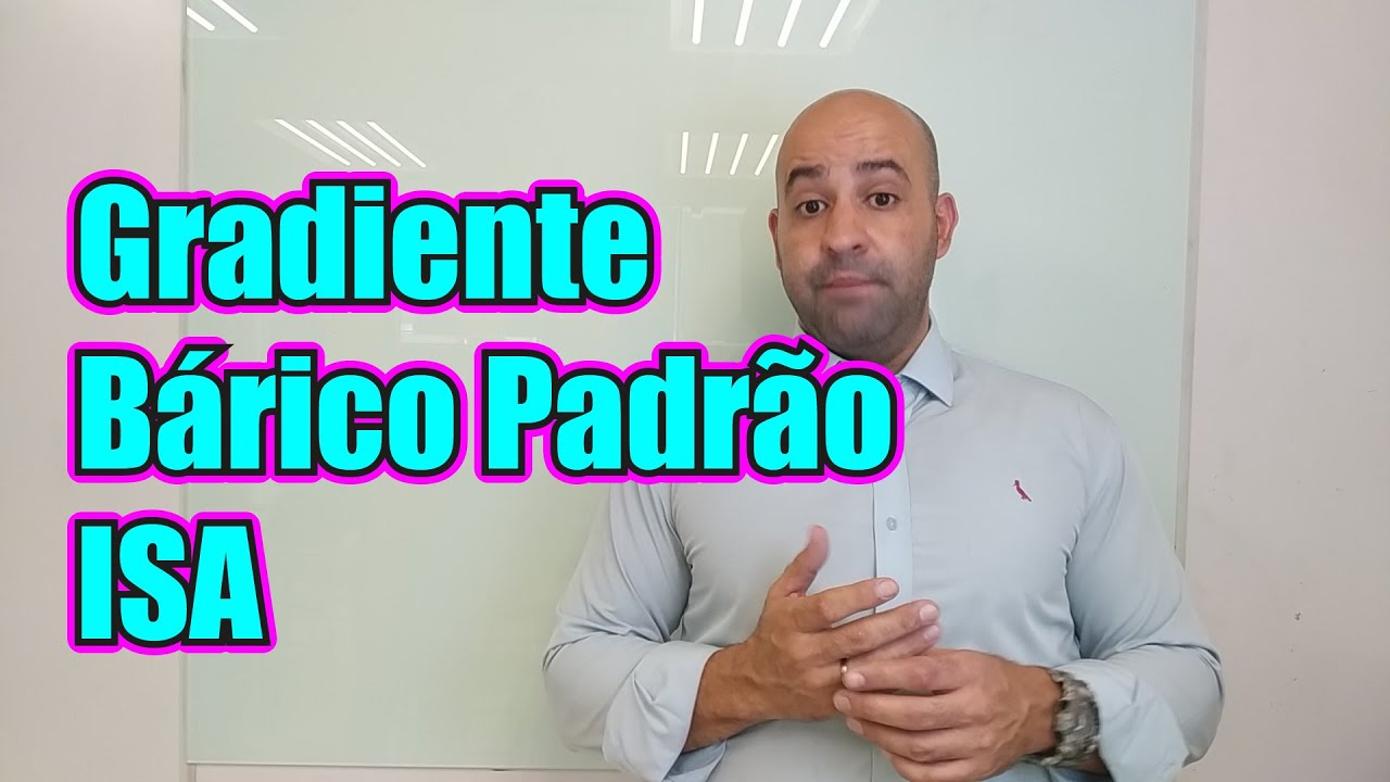 Gradiente Bárico Padrão - Meteorologia para Pilotos e Comissários
