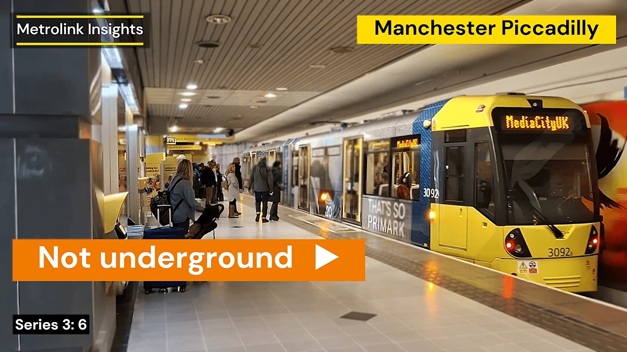 Секреты трамвайной остановки Пикадилли — Manchester Metrolink