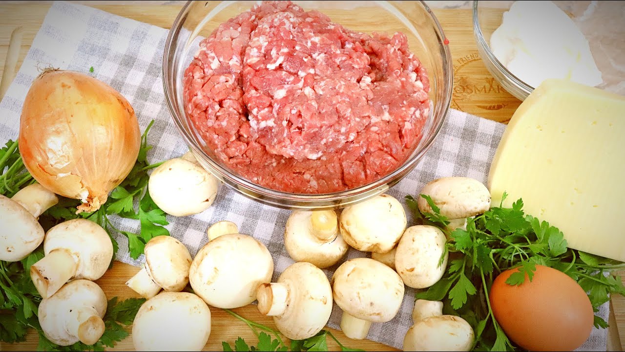 sampinjoni i mleveno meso PROBAJTE, cudo od recepta