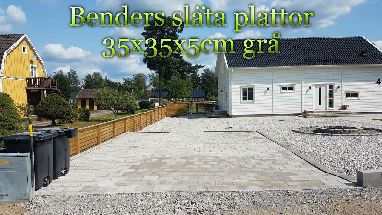 ✅Lägga benders släta plattor 350x350x50mm grå&mur maxi skarp 350x210x140mm grå tips & inspiration☀️