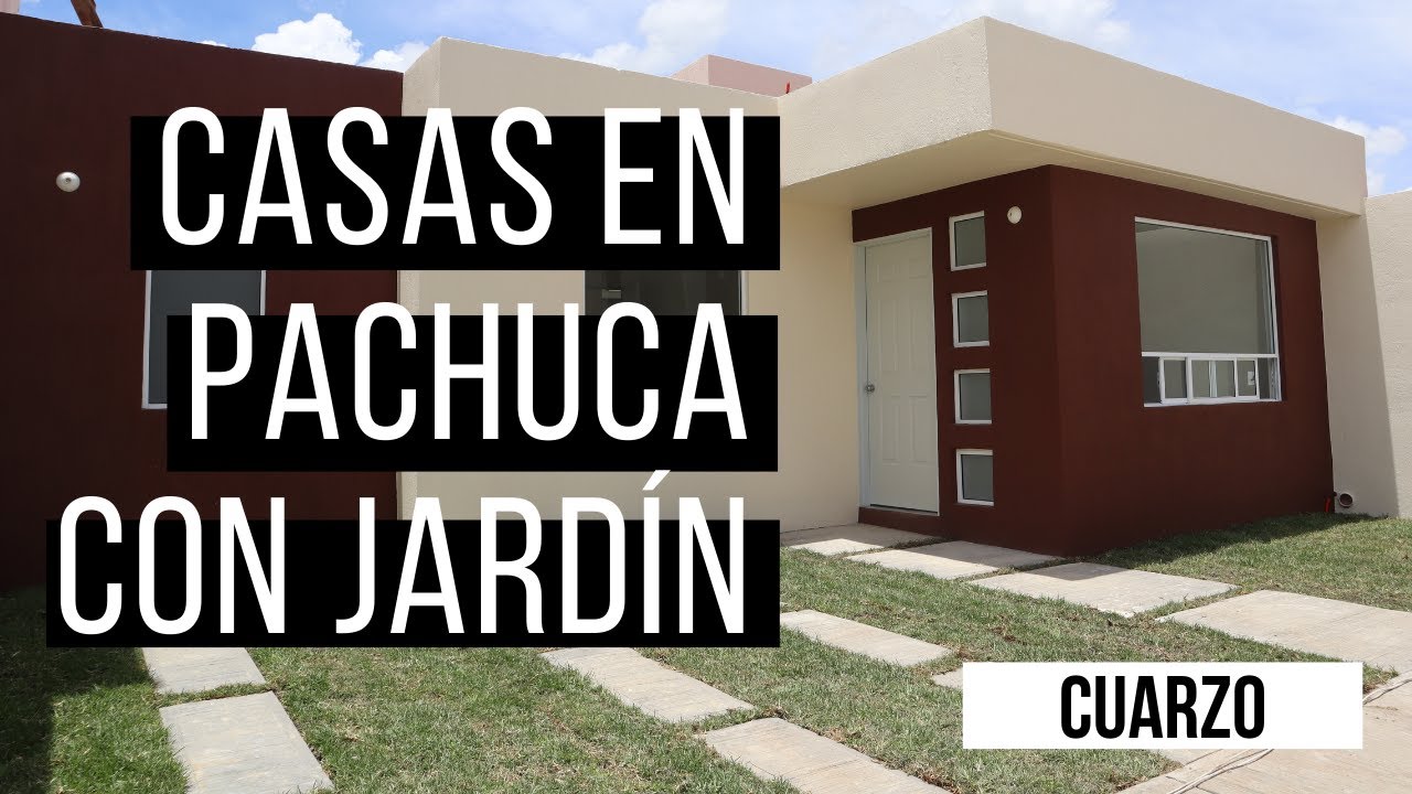 CASAS EN PACHUCA- CON JARDÍN-HOUSE TOUR CUARZO